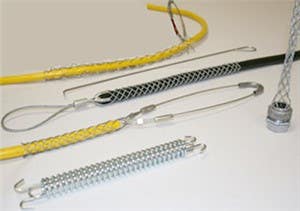 Wire mesh grips, Pulling , strain relief and support