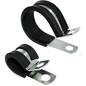 Steel-Plated Neoprene Cable Clamps