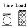 POWER DISTRIBUTION BLOCK , LINE 350MCM-6AWG 1 OPENING,  LOAD 4-14AWG 8 OPENING, 1POLE (AM-P1-H8)
