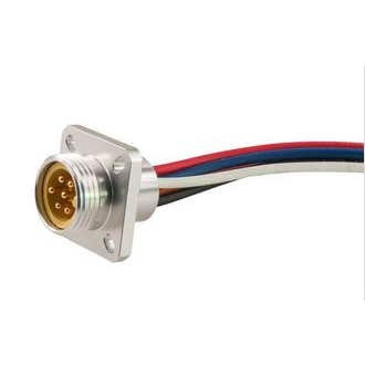 2 Pole Flange Male Straight Receptacle 102PF0010M 2 Pole Flange Male Straight Receptacle 102PF0010M