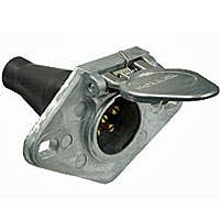 6-POLE DIE CAST SOCKET W/ RUBBER BOOT 6-POLE DIE CAST SOCKET W/ RUBBER BOOT