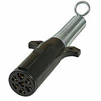 7-POLE GLASS FILLED NYLON STANDARD PLUG W/ CABLE GUARD 7-POLE GLASS FILLED NYLON STANDARD PLUG W/ CABLE GUARD