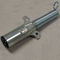 7-POLE ZINC DIE CAST WEATHER-BEATER PLUG W/ CABLE GUARD 7-POLE ZINC DIE CAST WEATHER-BEATER PLUG W/ CABLE GUARD