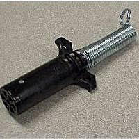 7-POLE GLASS FILLED NYLON WEATHER-BEATER PLUG W/ CABLE GUARD 7-POLE GLASS FILLED NYLON WEATHER-BEATER PLUG W/ CABLE GUARD