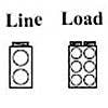 POWER DISTRIBUTION BLOCK, LINE 2/0-14AWG 2 OPENING, LOAD 4-14AWG 6 OPENING, 1POLE (AS-K2-H6)
