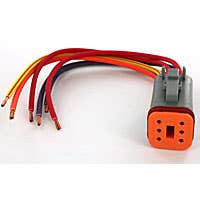 6-WAY PLUG ASSEMBLY, GRAY HOUSING (DT06-6S) 6-WAY PLUG ASSEMBLY, GRAY HOUSING (DT06-6S)