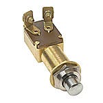 MARINE, 15 AMPS AT 12V, ALL BRASS, CHROME PLTD, FITS 1" THICK PANEL