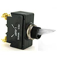 SPDT, ON-OFF-ON, 5 SCREWS, LIGHTED HANDLE SPDT, ON-OFF-ON, 5 SCREWS, LIGHTED HANDLE