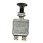75 AMP, 6-28V, S.P.S.T, BLACK METAL KNOB 75 AMP, 6-28V, S.P.S.T, BLACK METAL KNOB
