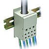 ONE PHASE POWER DISTRIBUTION BLOCK, 250A, INPUT 1x2-4/0AWG