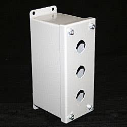 3 BUTTON MINITURE PUSHBUTTON ENCLOSURE (7.00x2.75x3.50) NEMA 12