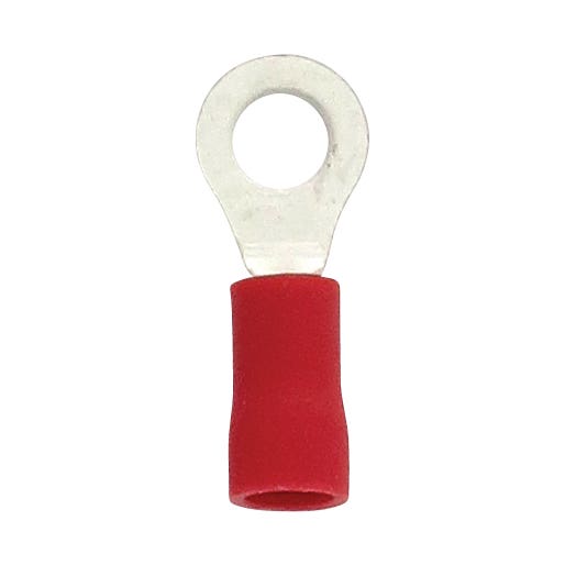 RING TERMINAL 22-18GA #8 PVC RED 561002