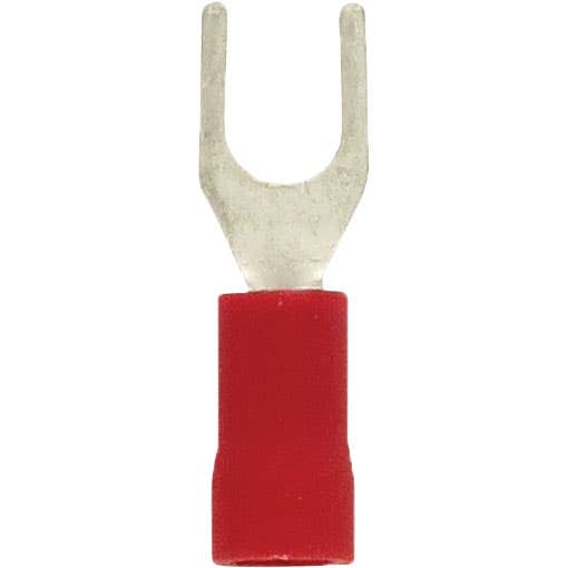 Fork Connectors 22-18 Awg #8 PVC Red Fork Connectors 22-18 Awg #8 PVC Red