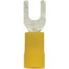 Fork Connectors 12-10 Awg #8 PVC Yellow