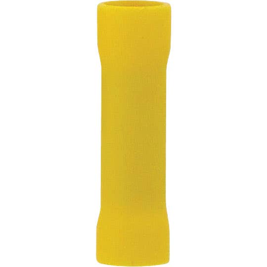 Bulk Butt Connectors 12-10 Awg PVC Yellow Bulk Butt Connectors 12-10 Awg PVC Yellow