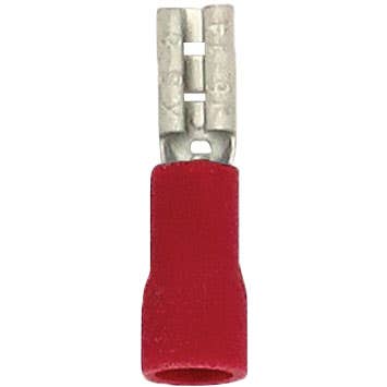 Bulk Female Slide Connectors 22-18GA .110" x .032" PVC Red Bulk Female Slide Connectors 22-18GA .110" x .032" PVC Red