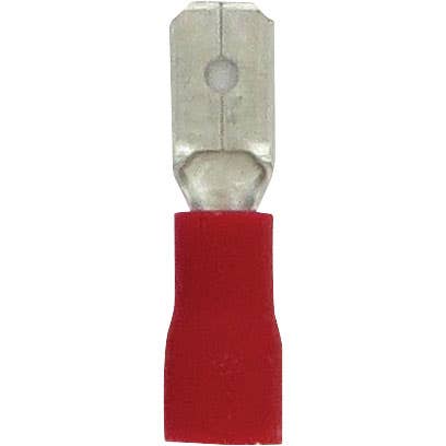Male Slide Connectors 22-18GA .187" x .032" Tab PVC Red Male Slide Connectors 22-18GA .187" x .032" Tab PVC Red