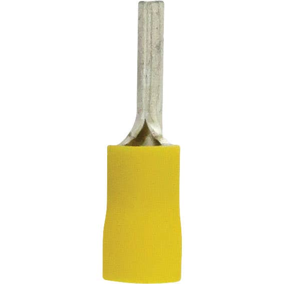 Pin Terminal 12-10GA PVC Yellow Pin Terminal 12-10GA PVC Yellow