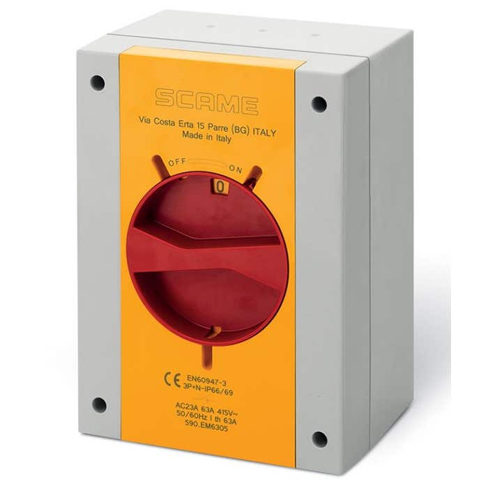 32Amp 3 Pole Emergency Switch Disconnector 590.EM3213 32Amp 3 Pole Emergency Switch Disconnector 590.EM3213
