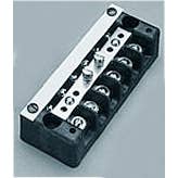 TERMINAL BLOCK, 6 POLE, W/COPPER SHORTING STRIP & PINS TERMINAL BLOCK, 6 POLE, W/COPPER SHORTING STRIP & PINS