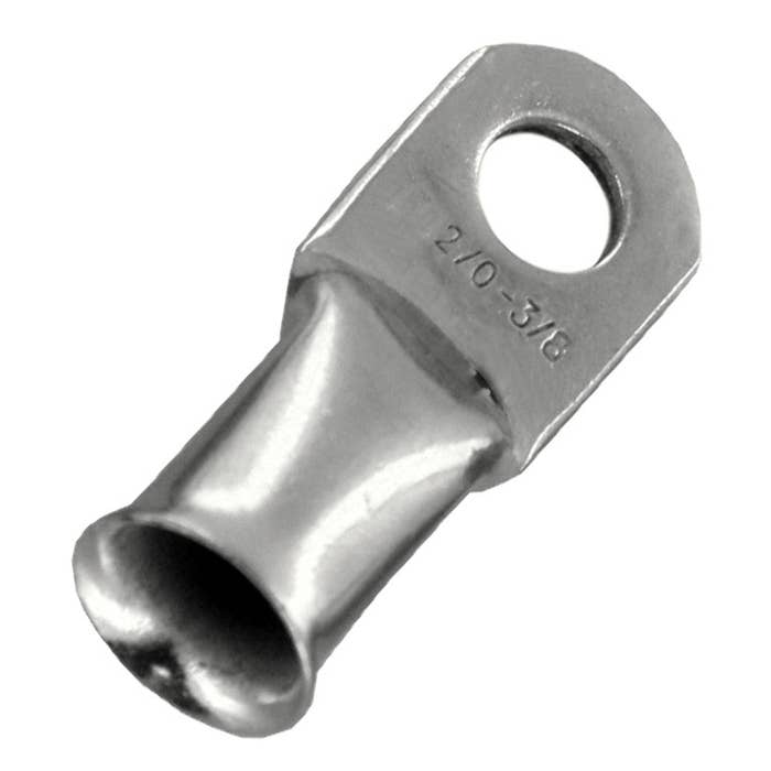 Tin Plated Copper Lug 2/0 Awg 1/4" Tin Plated Copper Lug 2/0 Awg 1/4"