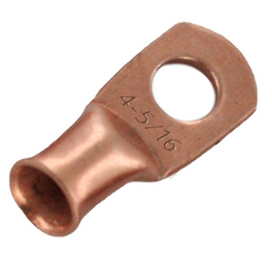 Unplated Copper Lug 4 Awg #10