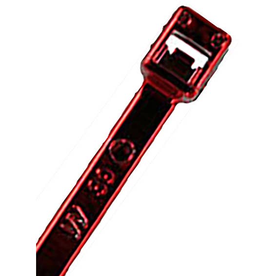 4" Chrome Plated Cable Tie Red 100PK 762795 4" Chrome Plated Cable Tie Red 100PK 762795