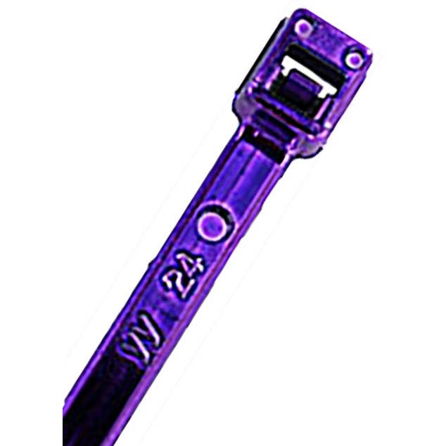 4" Chrome Plated Cable Tie Purple 10PK 662796 4" Chrome Plated Cable Tie Purple 10PK 662796