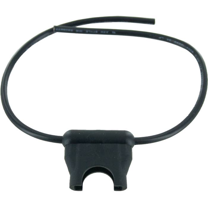 In-Line Standard Blade Fuse Holder 14 Awg 6" Leads Black In-Line Standard Blade Fuse Holder 14 Awg 6" Leads Black