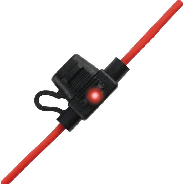 Low Profile Mini Blade Inline Fuse Holder LED Indicator 664153 Low Profile Mini Blade Inline Fuse Holder LED Indicator 664153