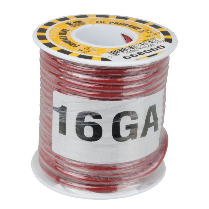 16 Awg GPT Wire Red 668065 16 Awg GPT Wire Red 668065