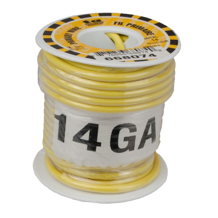 14 Awg GPT Wire Yellow 668074 14 Awg GPT Wire Yellow 668074