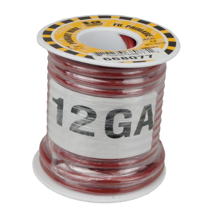 12 Awg GPT Wire Red 668077 12 Awg GPT Wire Red 668077
