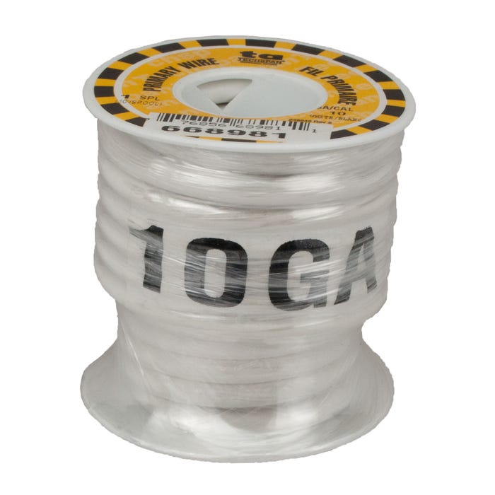 10 Awg GPT Wire White 668981