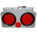 TRAILER MODULE ASSEMBLY, TWO 4" DIAMETER ROUND, REFLECTOR & HARNESS, UNIVERSAL TRAILER MODULE ASSEMBLY, TWO 4" DIAMETER ROUND, REFLECTOR & HARNESS, UNIVERSAL