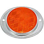 AMBER ROUND, 3" ALUMINUM HOUSING, 2 HOLES AMBER ROUND, 3" ALUMINUM HOUSING, 2 HOLES