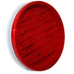4" DIAMETER ROUND, RED, STOP/TURN/TAIL, 56-DIODES, DOUBLE CONTACT 4" DIAMETER ROUND, RED, STOP/TURN/TAIL, 56-DIODES, DOUBLE CONTACT