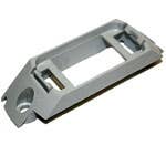 RAIL MOUNT FOR RECTANGULAR 1" X 2", GREY, 1 BULB, SEALED UNIT, POLYCARBONATE RAIL MOUNT FOR RECTANGULAR 1" X 2", GREY, 1 BULB, SEALED UNIT, POLYCARBONATE