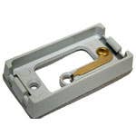 ADAPTER MOUNT FOR RECTANGULAR 1" X 2", GREY, W/BUILT IN GROUND CONNECTION, 1 BULB, SEALED UNIT, ABS ADAPTER MOUNT FOR RECTANGULAR 1" X 2", GREY, W/BUILT IN GROUND CONNECTION, 1 BULB, SEALED UNIT, ABS