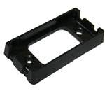 ADAPTER MOUNT FOR RECTANGULAR 1" X 2", BLACK, 1 BULB, SEALED UNIT, ABS ADAPTER MOUNT FOR RECTANGULAR 1" X 2", BLACK, 1 BULB, SEALED UNIT, ABS