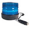 JUNIOR- LOW PROFILE, BLUE, 5 1/8" X 5 7/8", RUBBER BASE, MAGNETIC MOUNT, 12VDC JUNIOR- LOW PROFILE, BLUE, 5 1/8" X 5 7/8", RUBBER BASE, MAGNETIC MOUNT, 12VDC