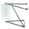 MIRROR ARM ASSEMBLY, WEST COAST, WHITE ENAMEL, (MIRROR NOT INCLUDED) MIRROR ARM ASSEMBLY, WEST COAST, WHITE ENAMEL, (MIRROR NOT INCLUDED)