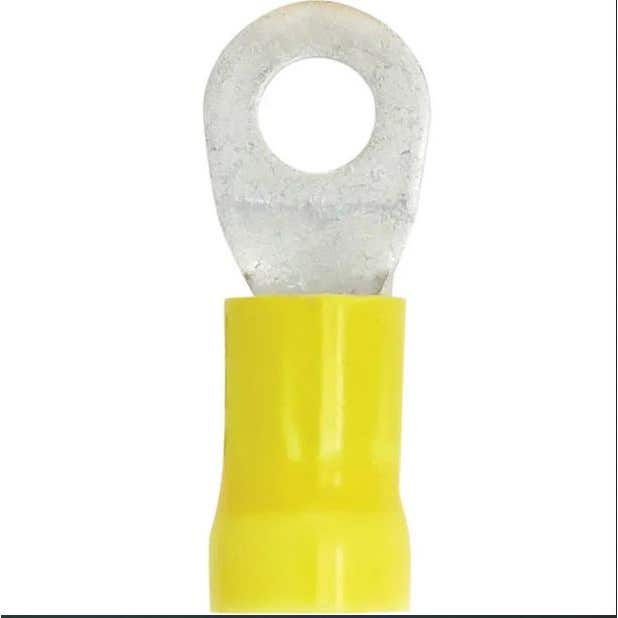 4 Awg Ring Terminal 5/16" Stud 25PK 4 Awg Ring Terminal 5/16" Stud 25PK