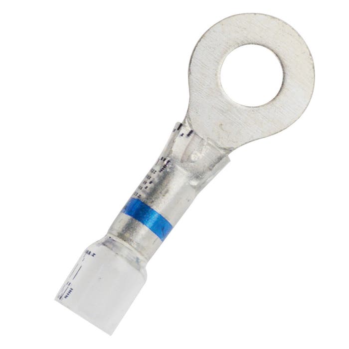 16-14 Awg Heat Shrink Ring Terminal 1/4" 761209 16-14 Awg Heat Shrink Ring Terminal 1/4" 761209