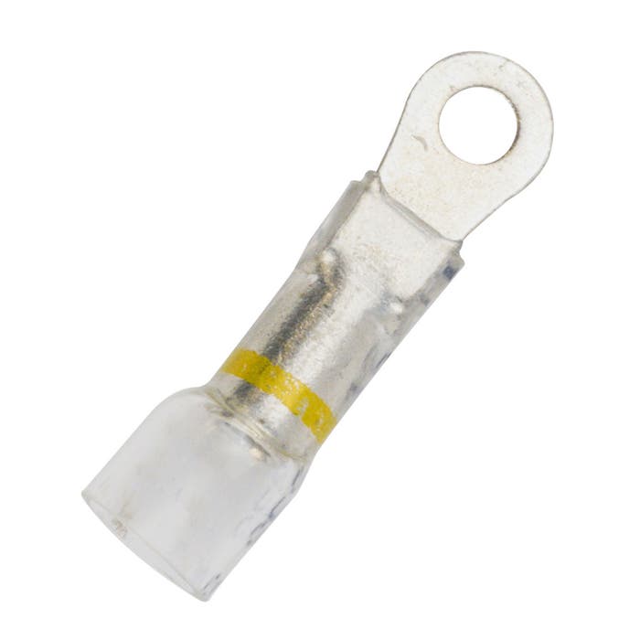 12-10 Awg Heat Shrink Ring Terminal #8 761212 12-10 Awg Heat Shrink Ring Terminal #8 761212