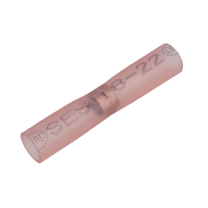 22-18 Awg Butt Splice Solder/Shrink Red 761671 22-18 Awg Butt Splice Solder/Shrink Red 761671
