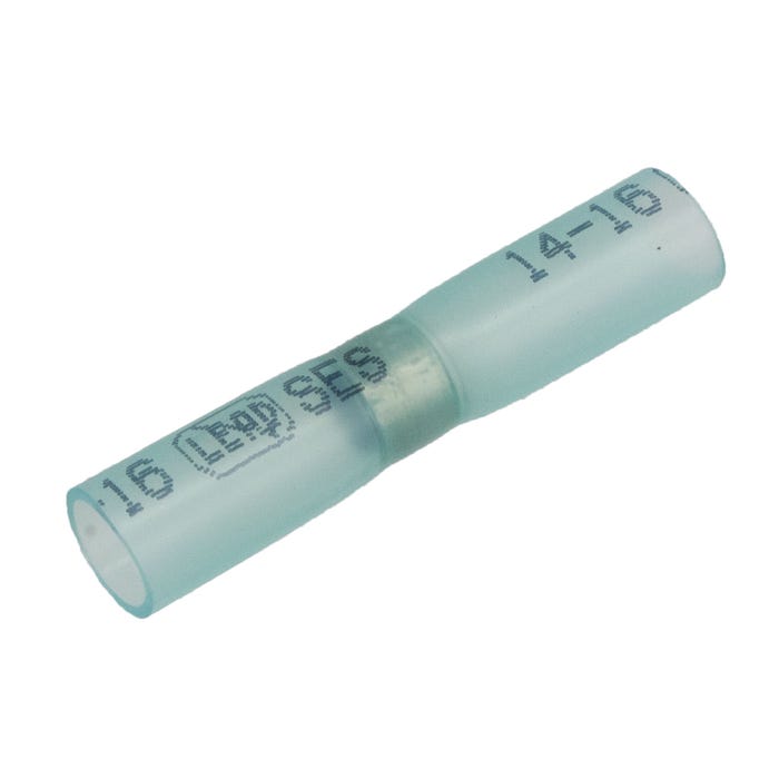 16-14 Awg Butt Splice Solder/Shrink Blue 761672 16-14 Awg Butt Splice Solder/Shrink Blue 761672