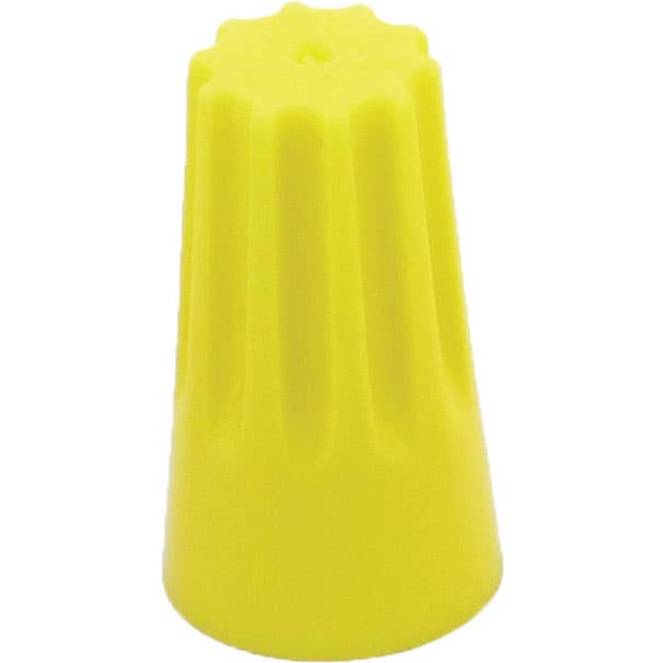 Bulk Screw-On Wire Termination Connectors 22-10 AWG Yellow Bulk Screw-On Wire Termination Connectors 22-10 AWG Yellow