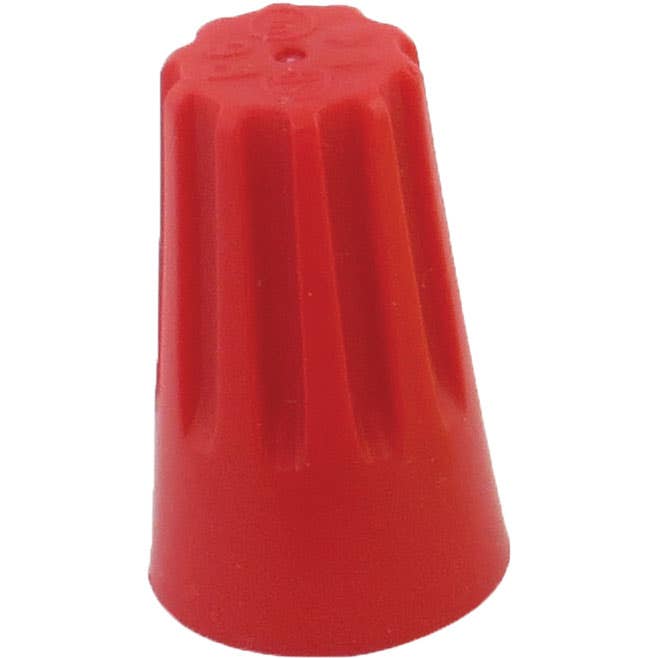 Bulk Screw-On Wire Termination Connectors 22-8 AWG Red Bulk Screw-On Wire Termination Connectors 22-8 AWG Red