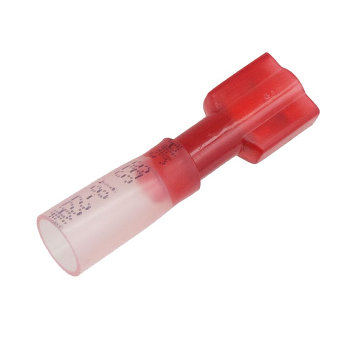 22-18 Awg Female Slide 1/4" Red 22-18 Awg Female Slide 1/4" Red